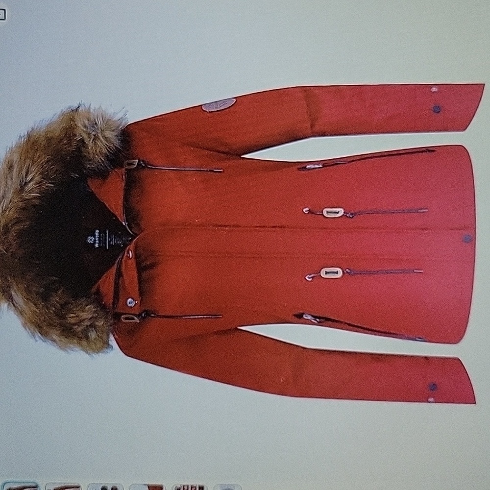 Wantdo Red Waterproof Ski Jacket Hood Winter Snow Coat Mountain Snowboard S New…